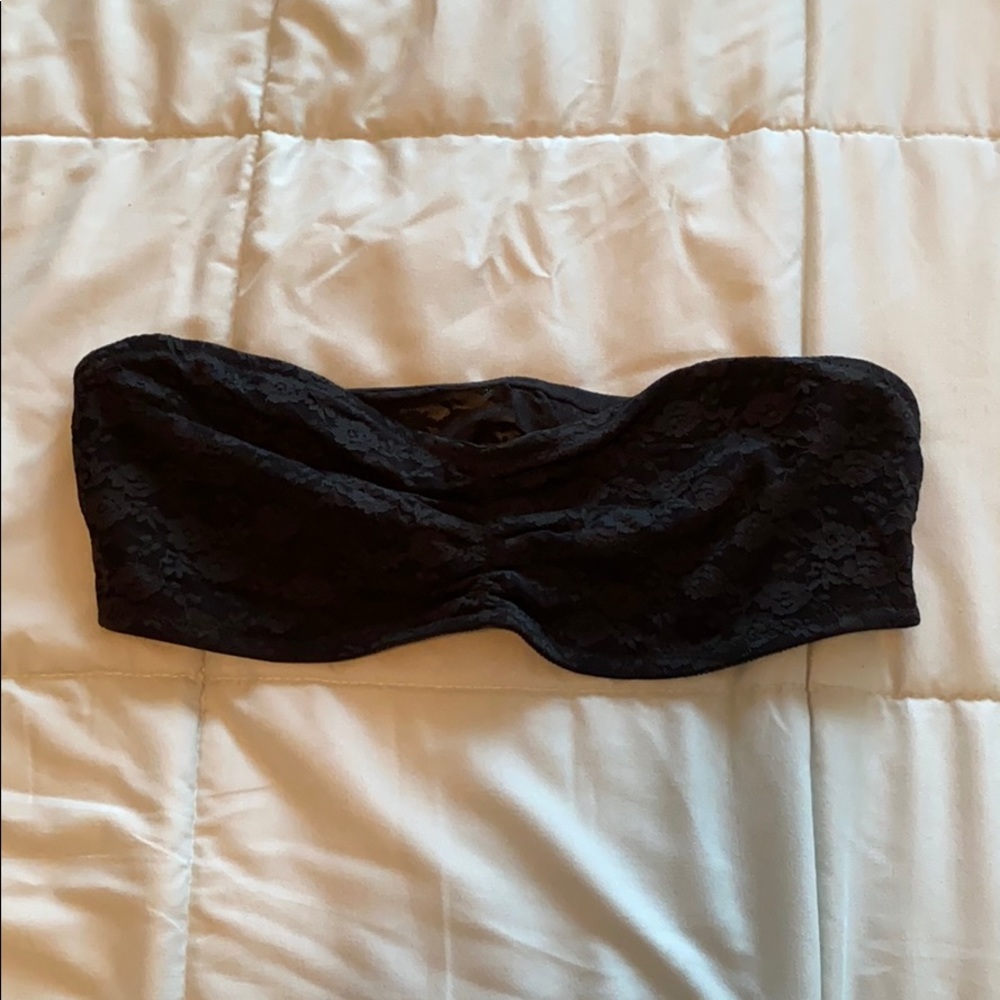 VS PINK Black Lace Bandeau